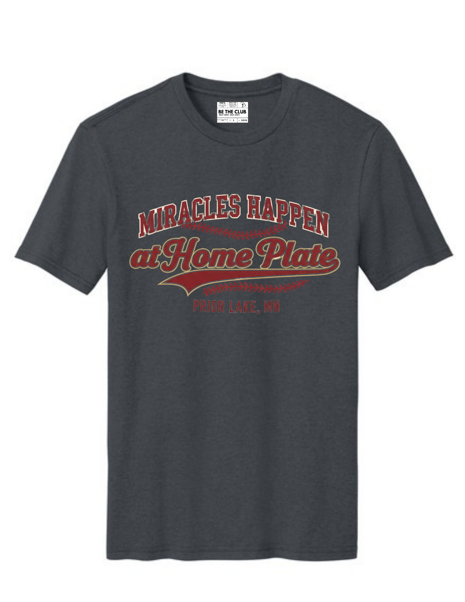 Miracles Happen at Home Plate Tee