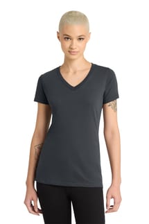 District Womens Perfect Blend CVC V-Neck Tee