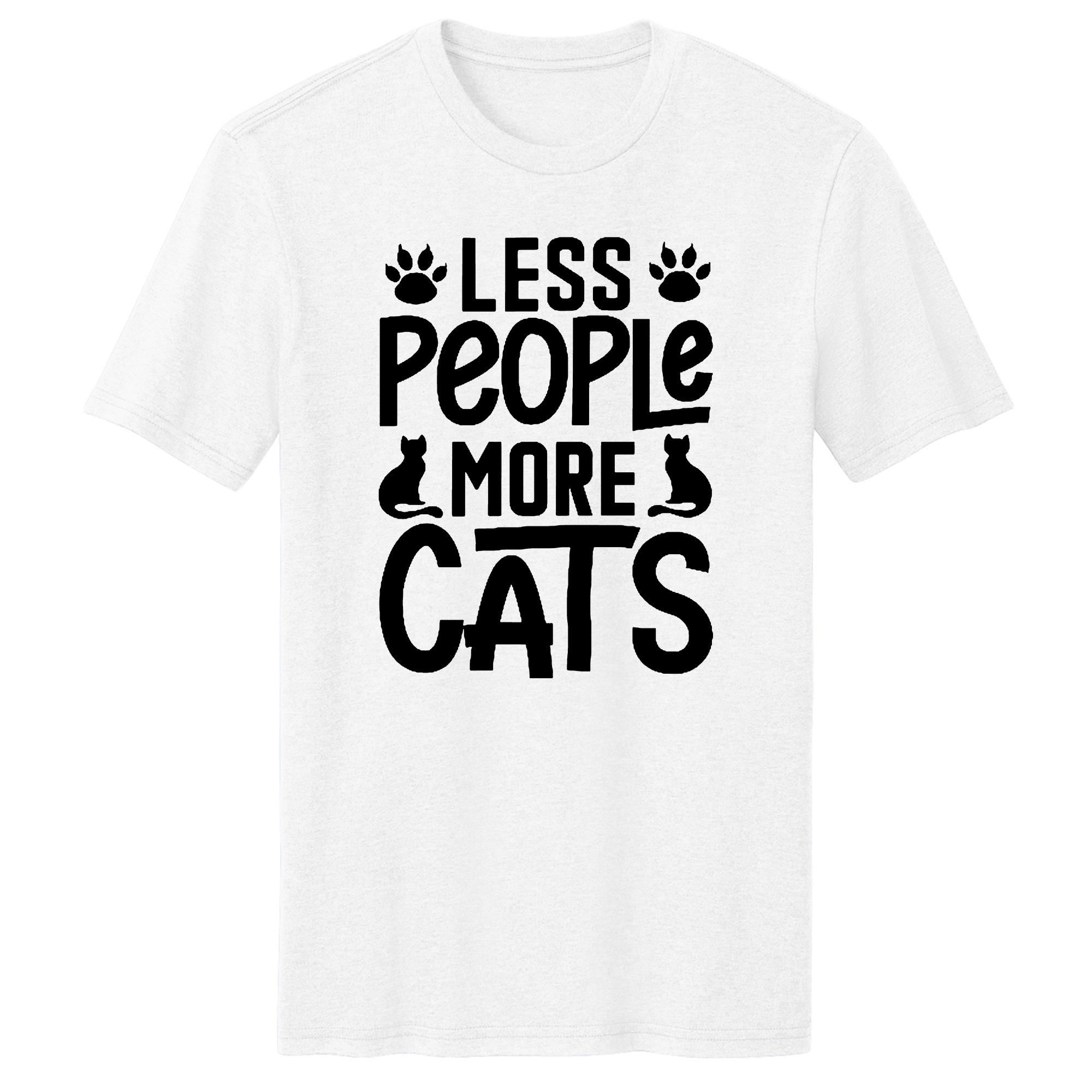 Foundation Tee - Less people more cats